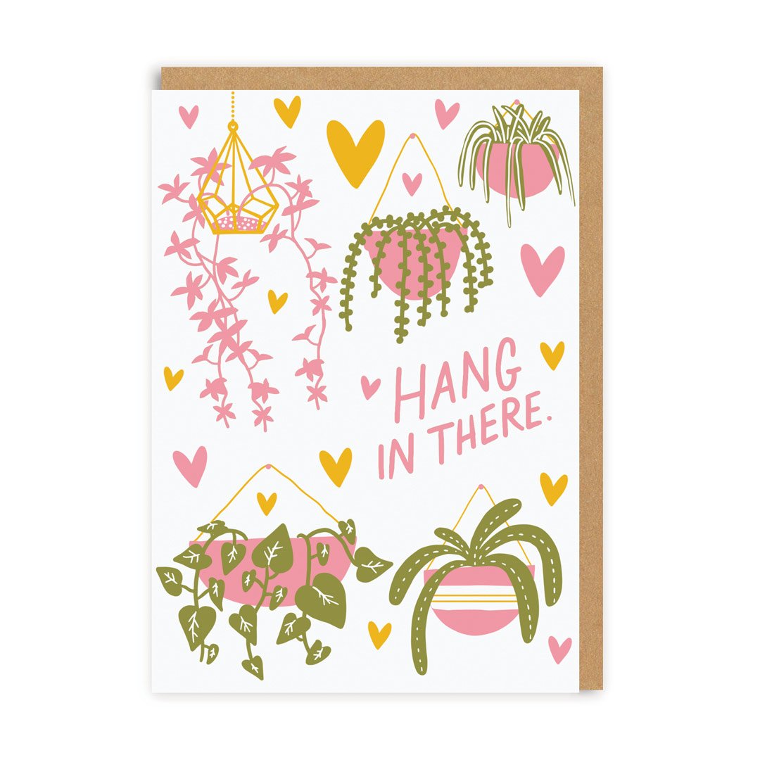 Hang In There Plants Greeting Card