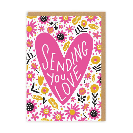 Sending You Love Greeting Card