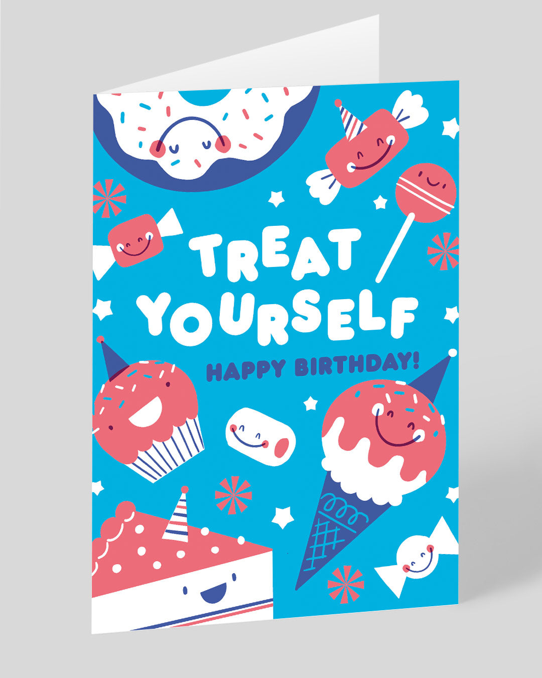 Personalised Treat Yourself Birthday Card