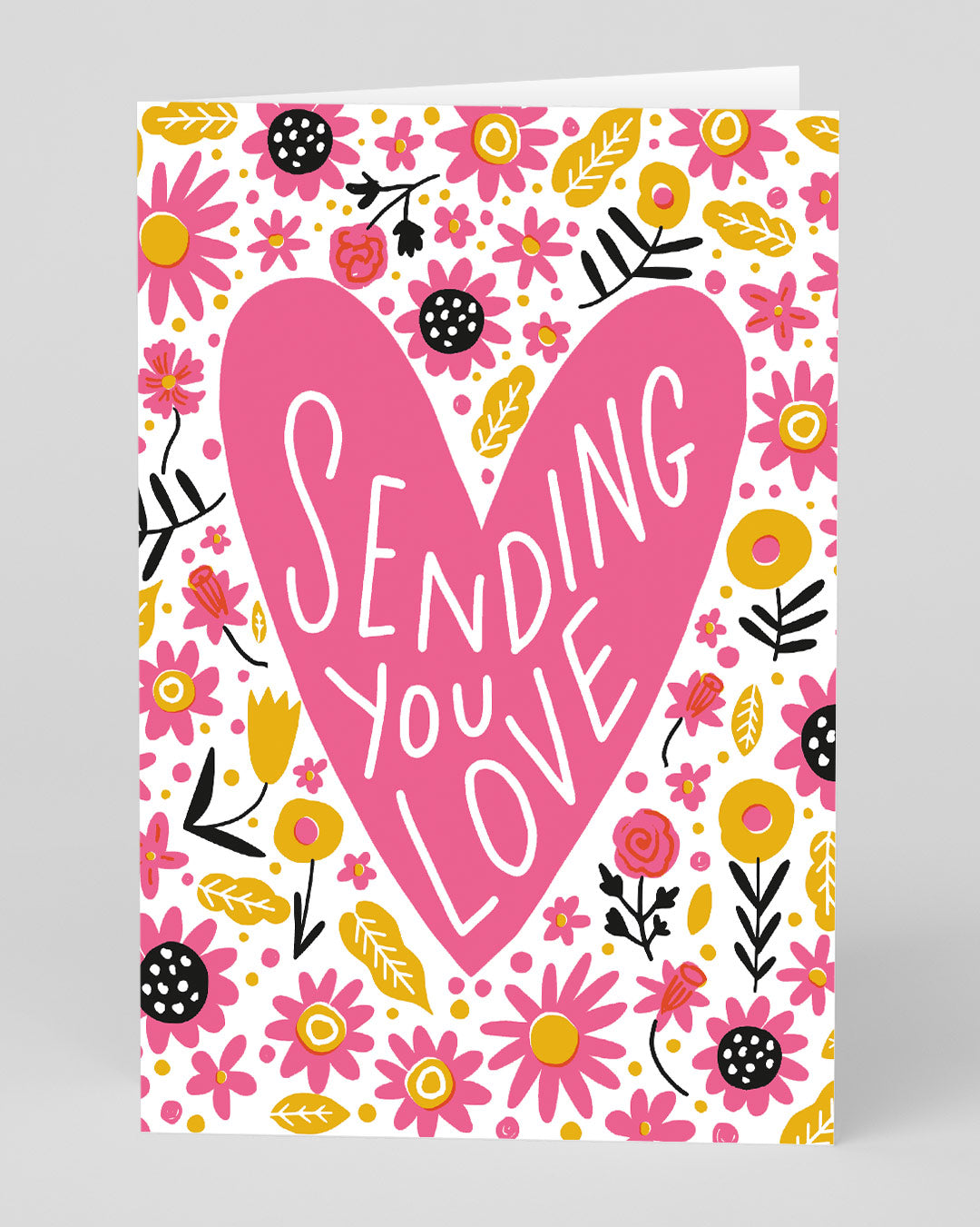 Personalised Sending You Love Greeting Card