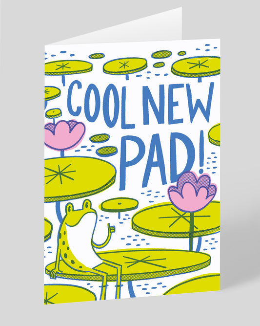 Personalised Cool New Pad New Home Card