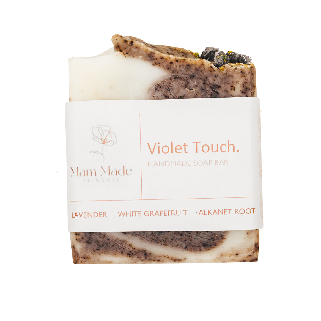 Mam Made Skincare Violet Touch Natural Soap Bar