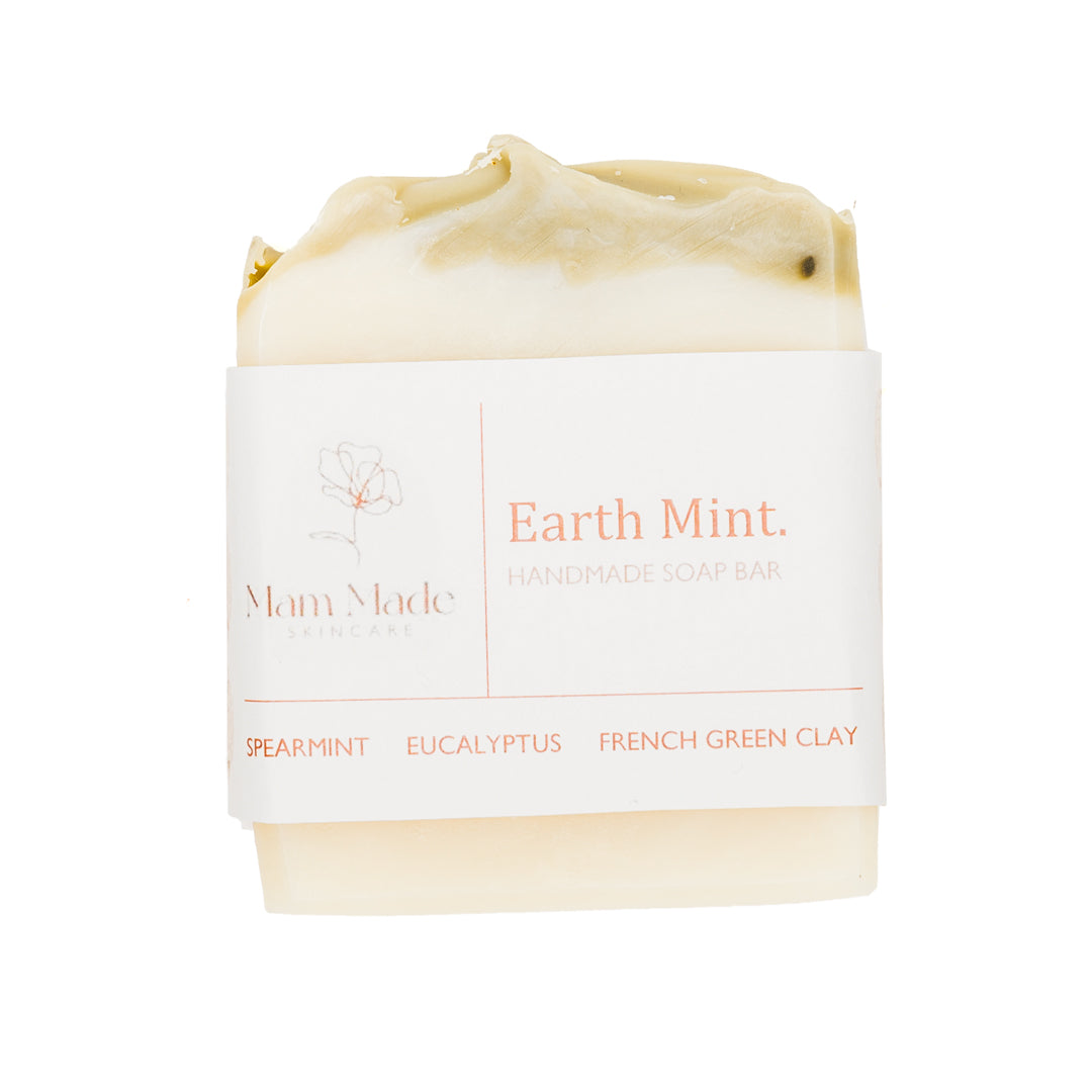 Mam Made Skincare Earth Mint Natural Soap Bar