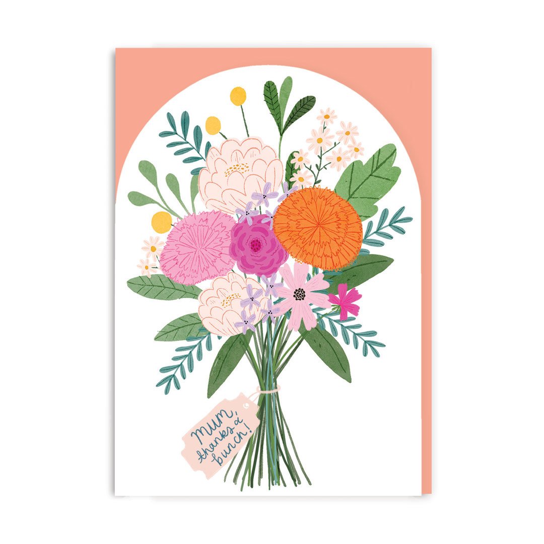 Mum Bouquet Greeting Card