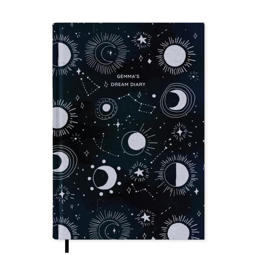 Boho Witch Night Sky Personalised Notebook A5