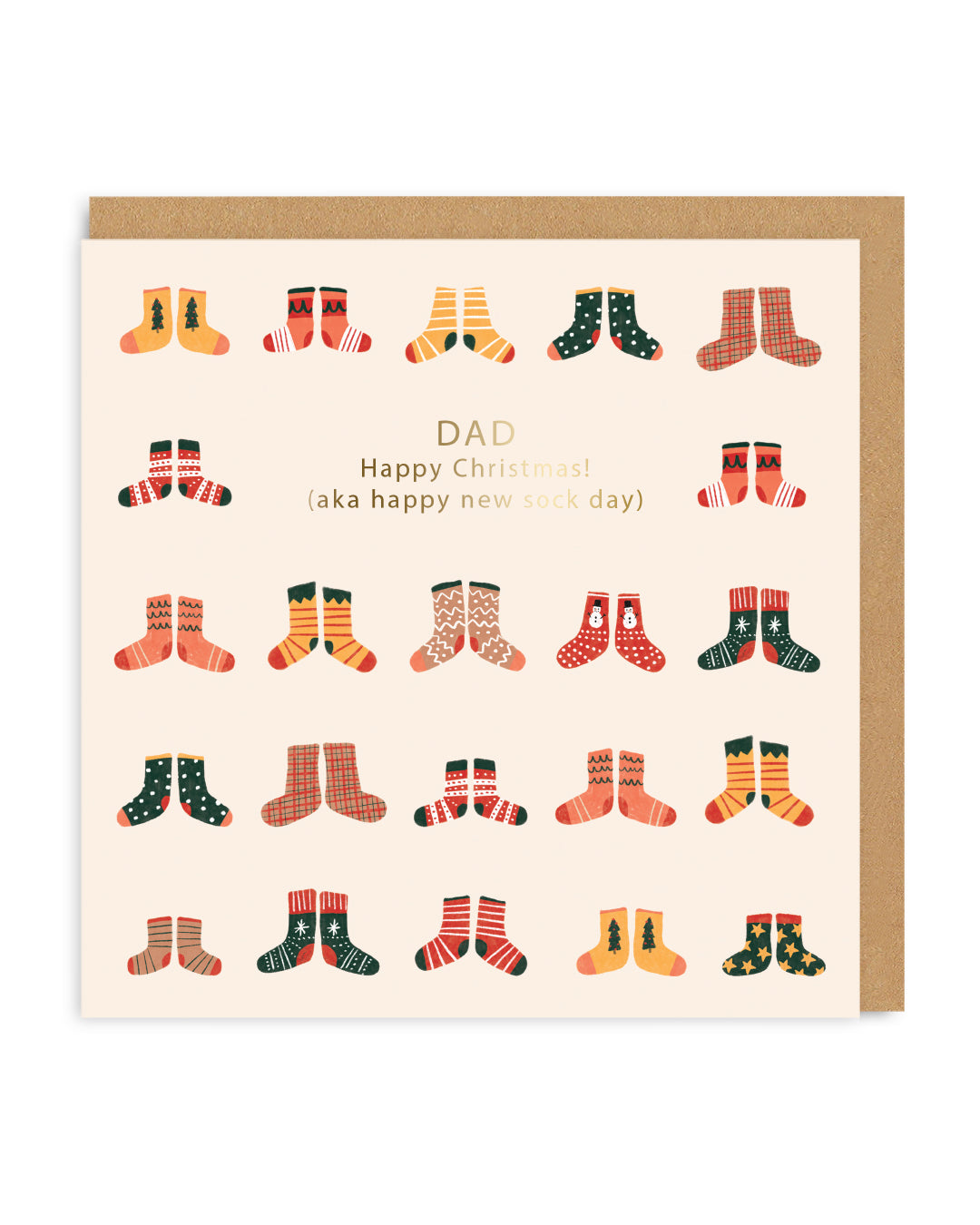 Dad - New Socks Christmas Card