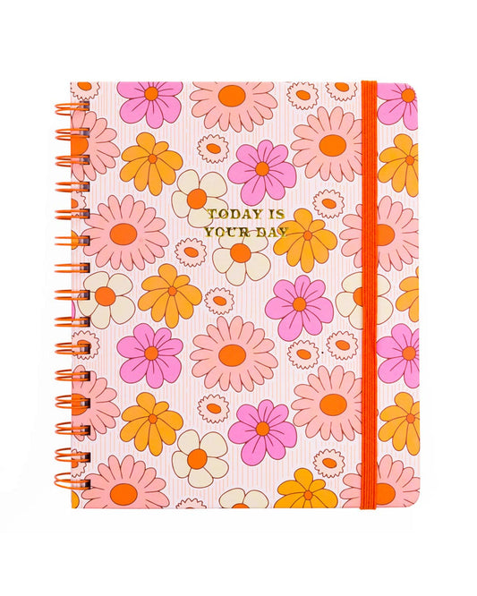 60s Floral A5 Notebook Wiro Notebook