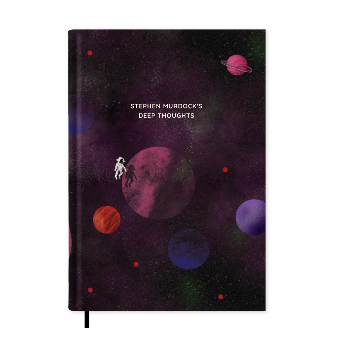 Spaceman Personalised Notebook A5