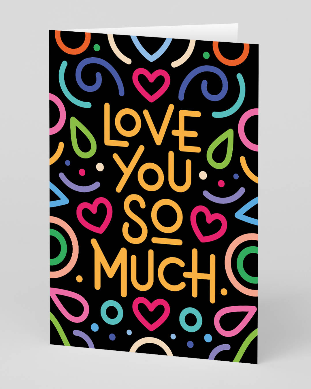Personalised Love You So Much Greeting Card