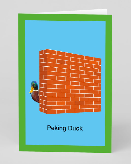 Personalised Peking Duck Greeting Card