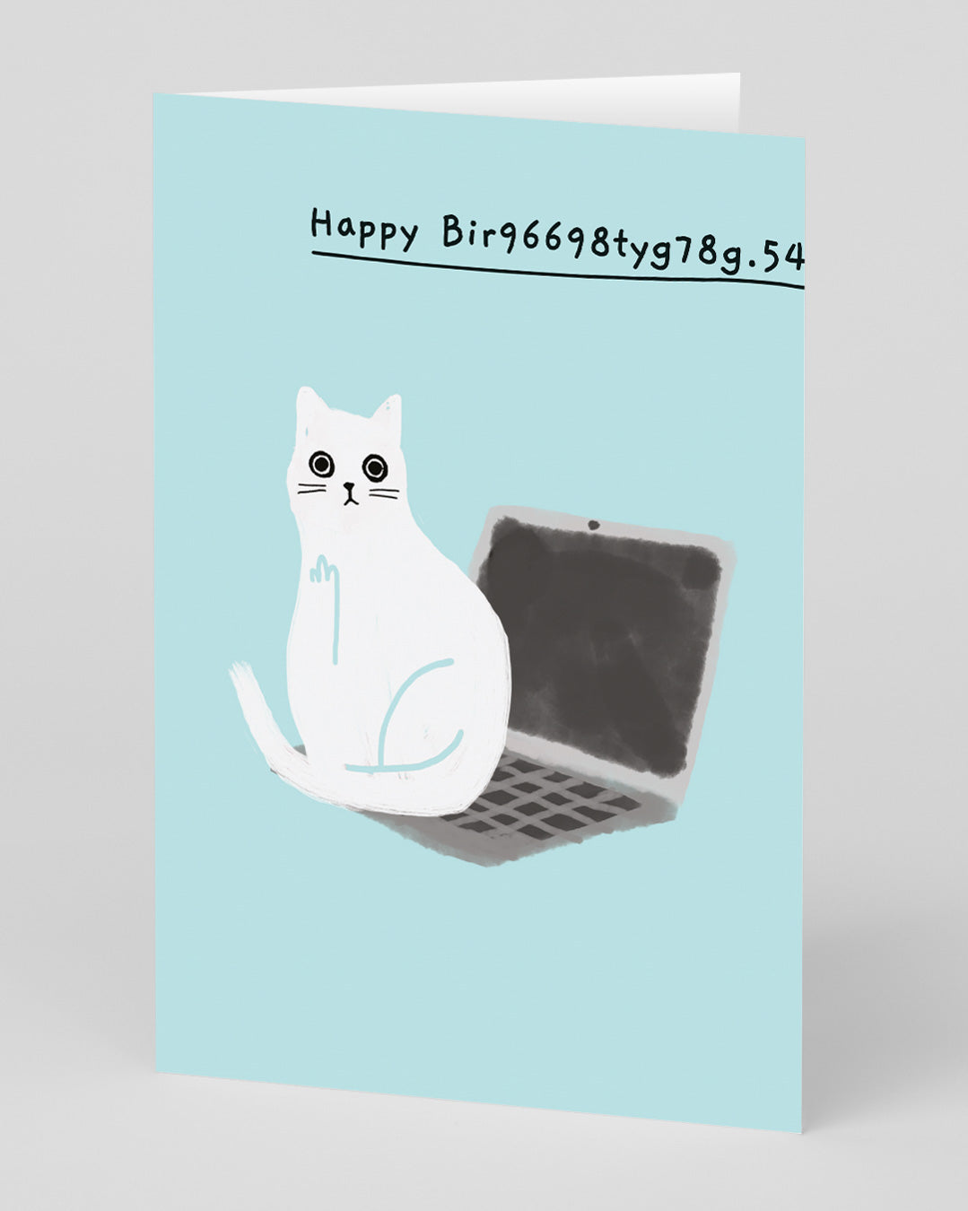 Personalised Happy Bir9669.. Laptop Birthday Card