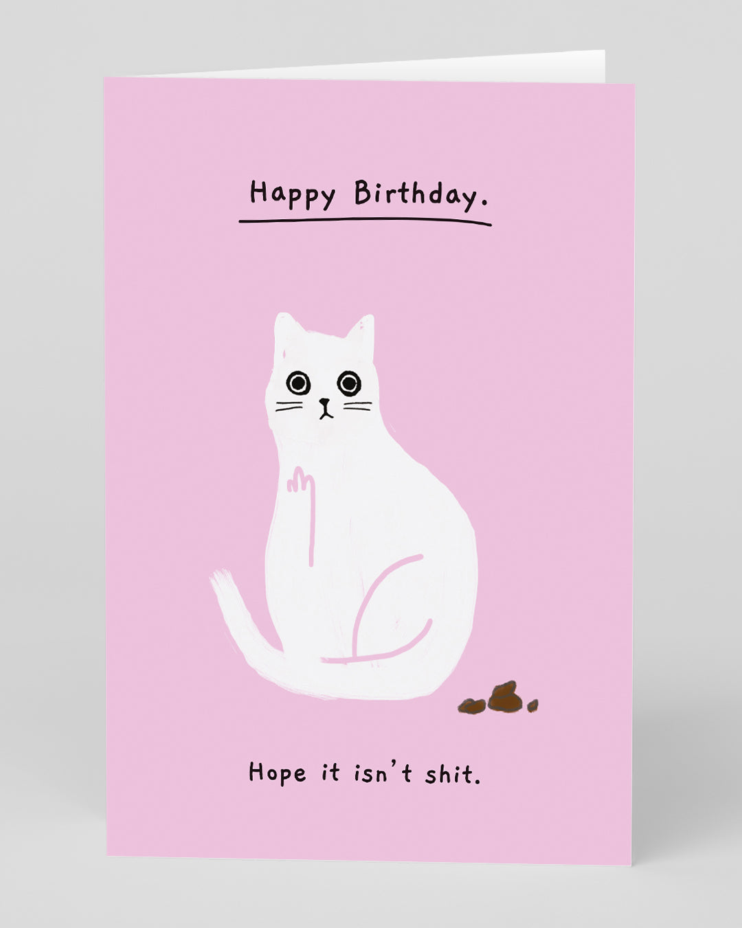Personalised Hope it isn't Shit Birthday Card