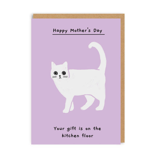 Your Gift On The Kitchen Floor Mother's Day Card