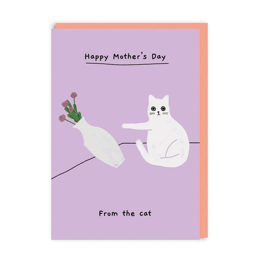 Happy Mother's Day From The Cat Greeting Card