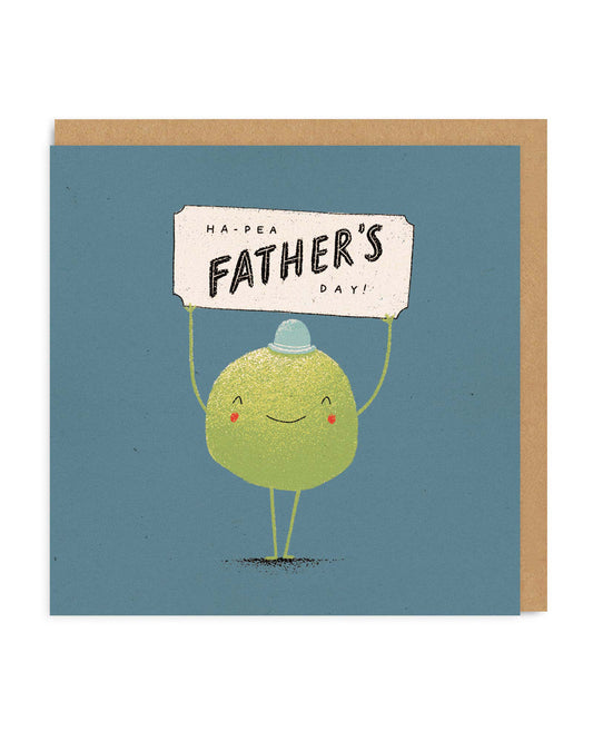 Ha-Pea Fathers Day Greeting Card