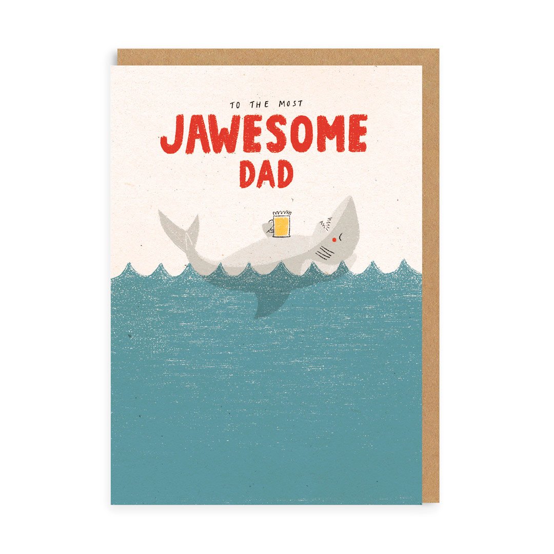 Jawesome Dad Greeting Card