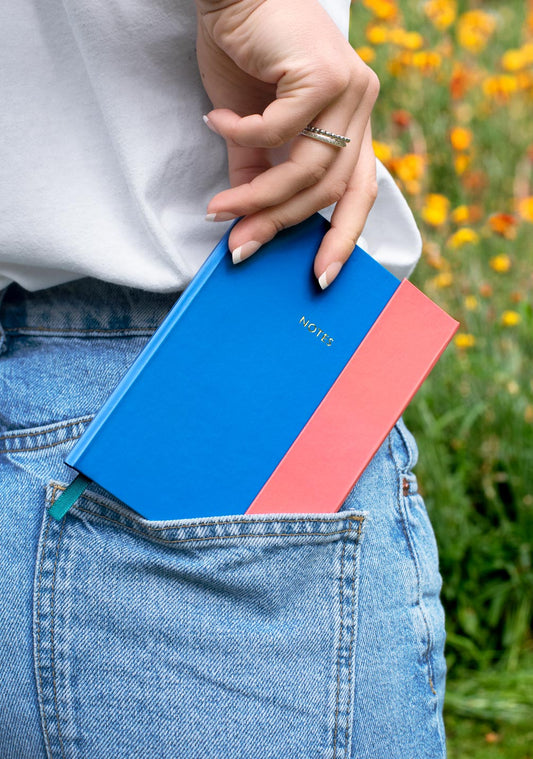 Colour Block A6 Magnetic Notebook