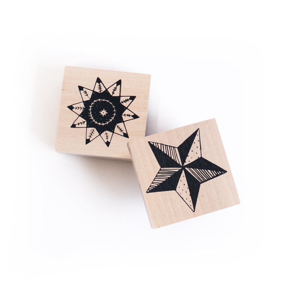 Star Stamps Set of 2