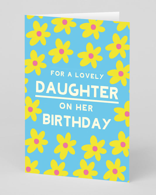 Personalised Happy Birthday Daughter Flowers