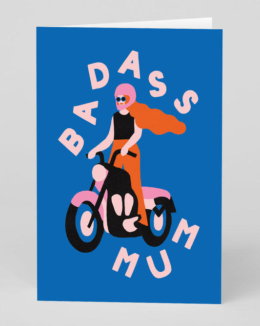 Personalised Badass Mum Mother's Day Card
