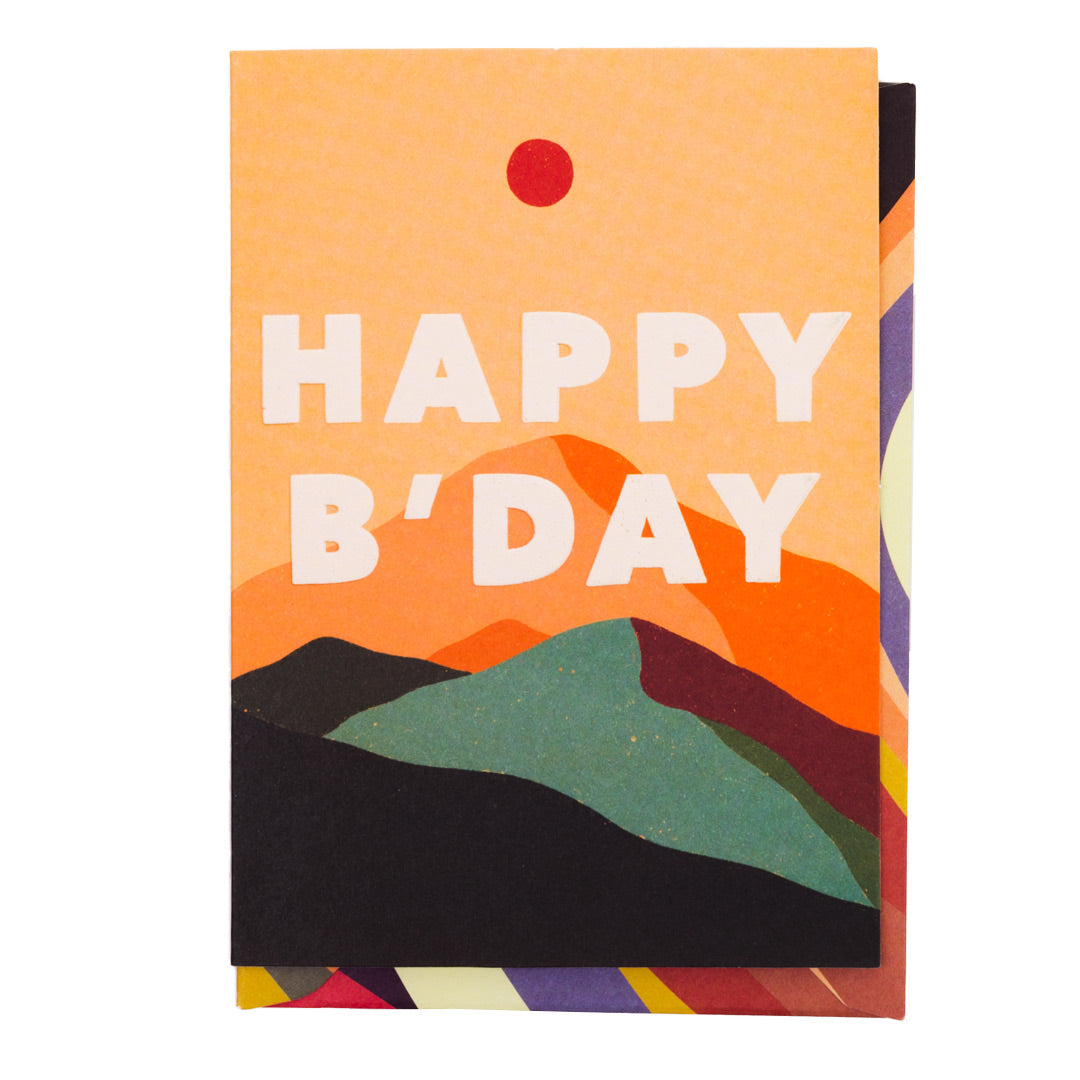 Hilly Happy B'DAY Greeting Card