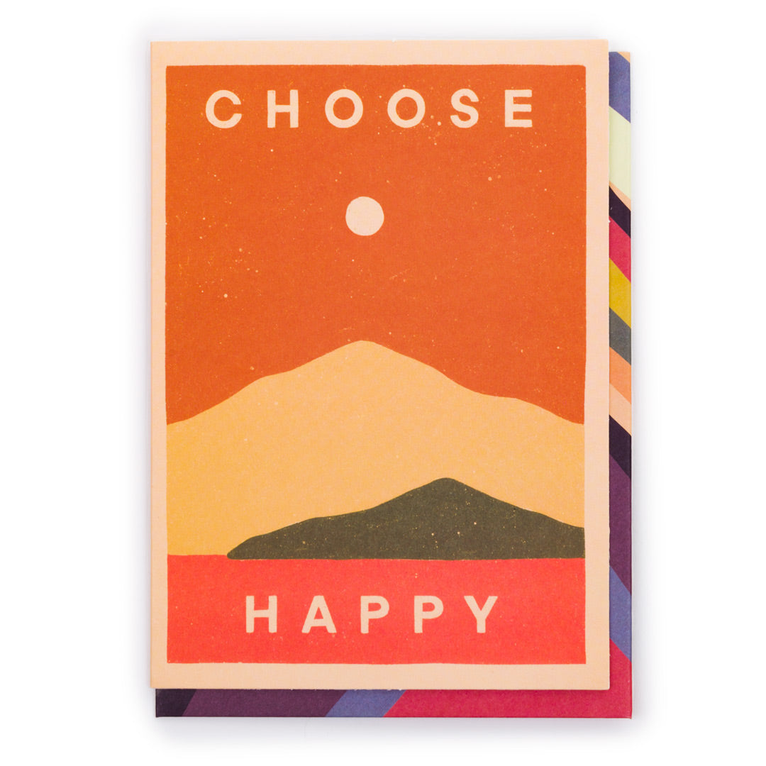 Choose Happy Greeting Card