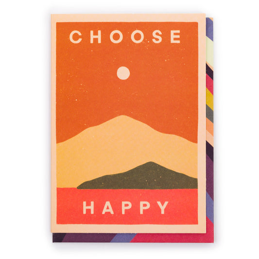 Choose Happy Greeting Card