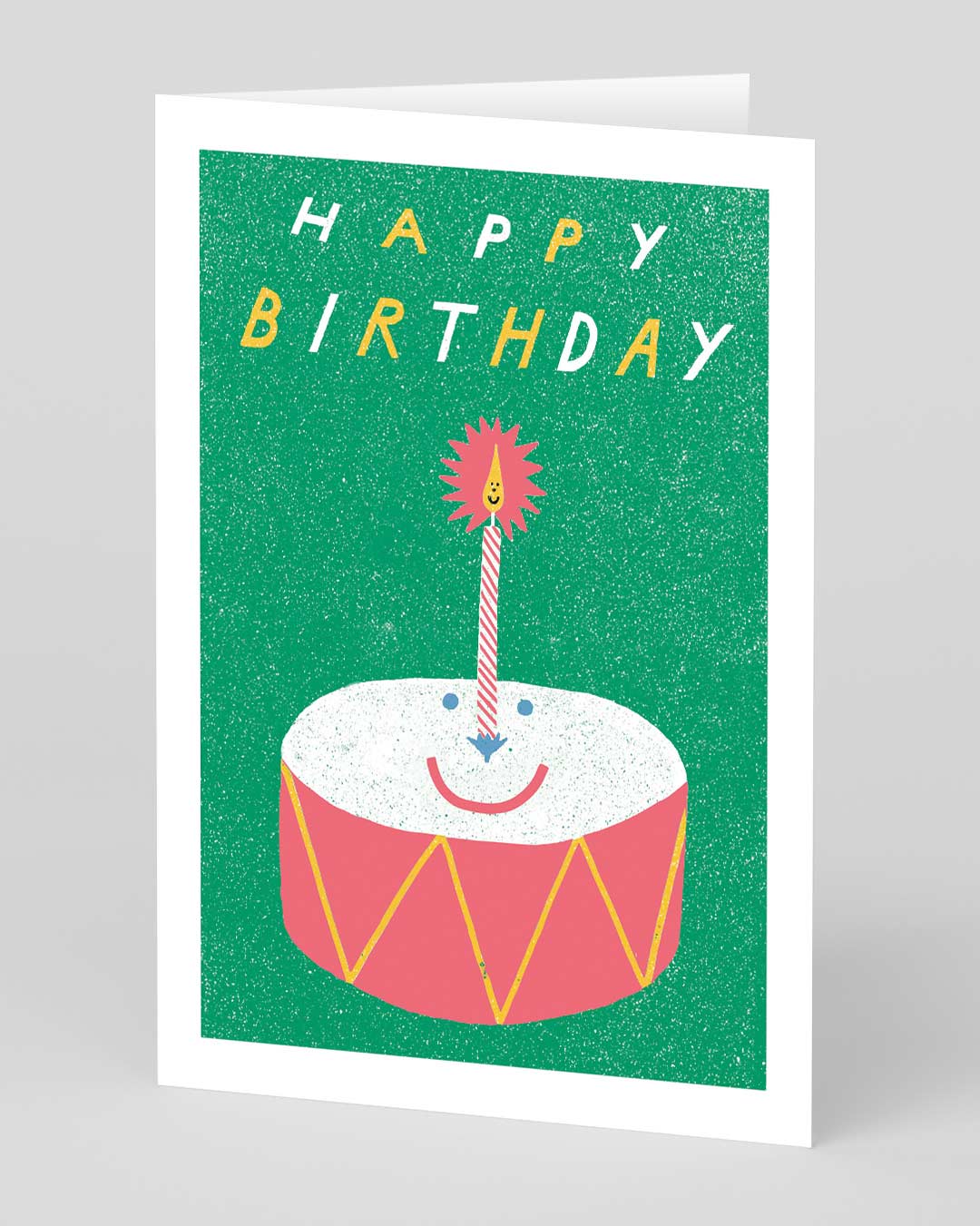 Personalised Drum Birthday Card