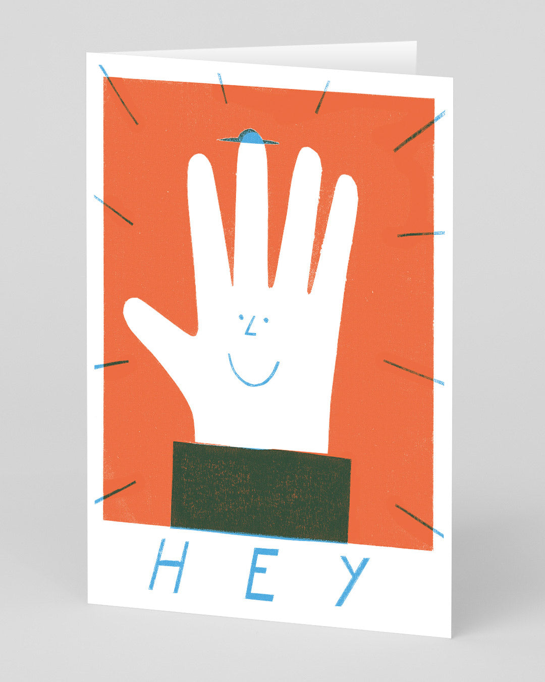 Personalised Hey High Five Greeting Card