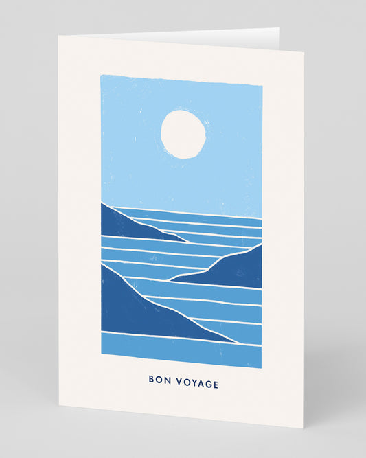 Personalised Bon Voyage Sea Greeting Card