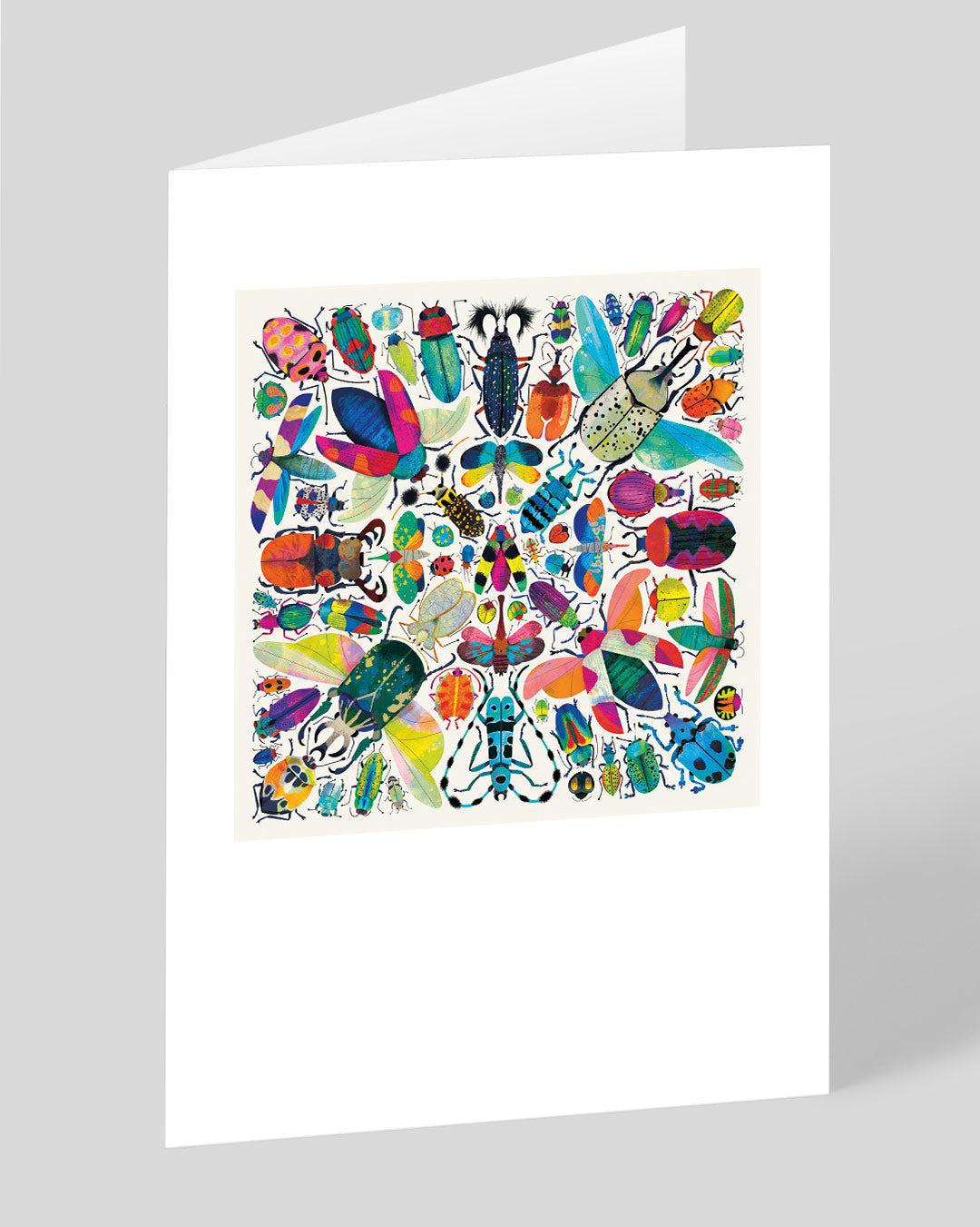 Beetle Kaleidoscope Greeting Card