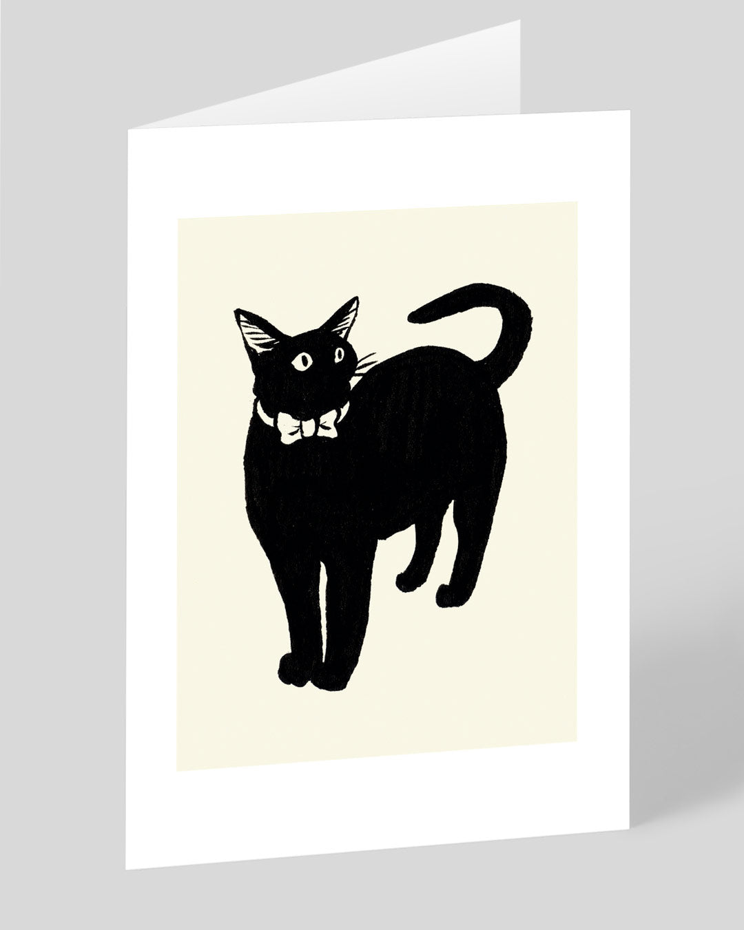 Cat In Bow Tie Greeting Card