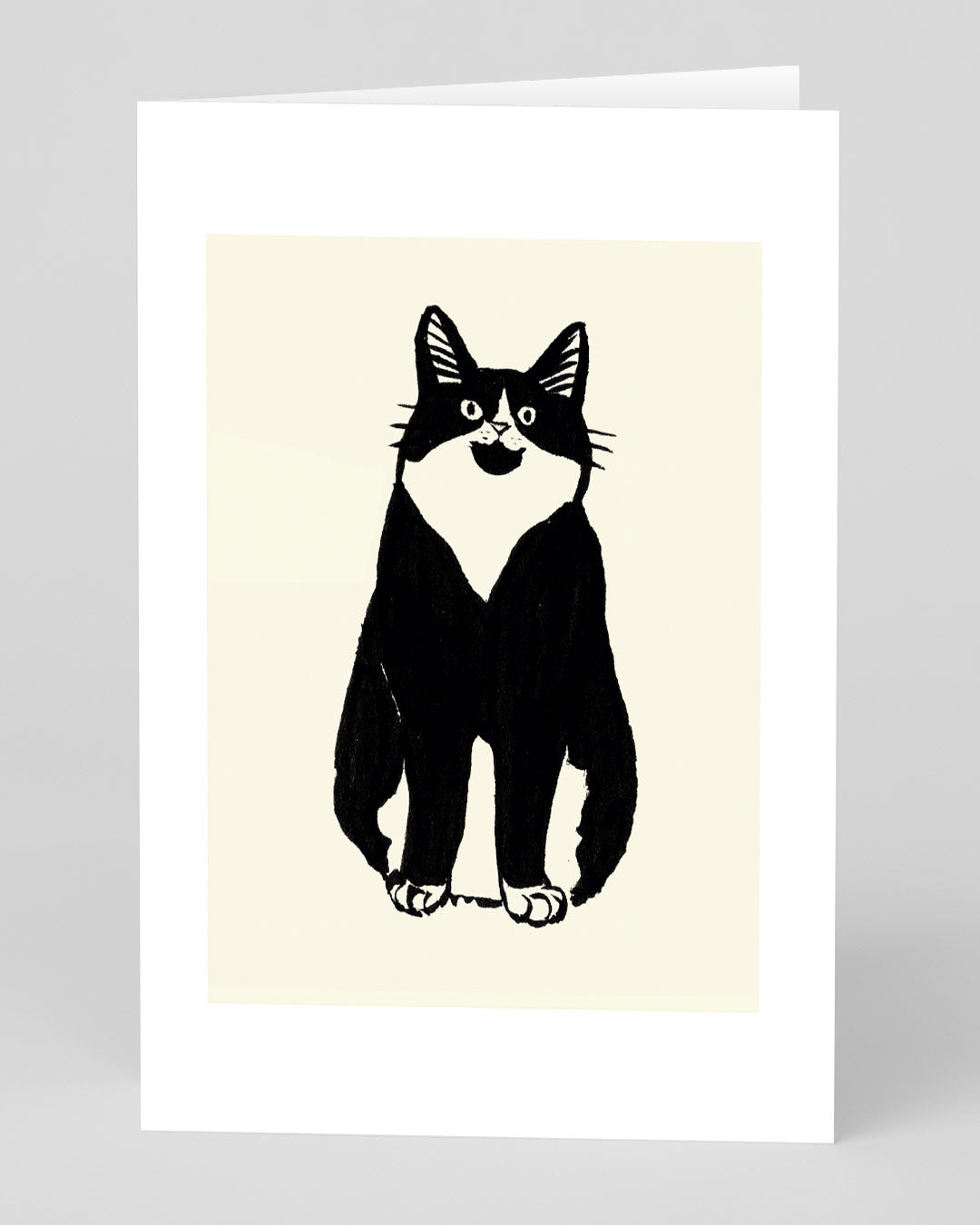 Cat Stare Greeting Card