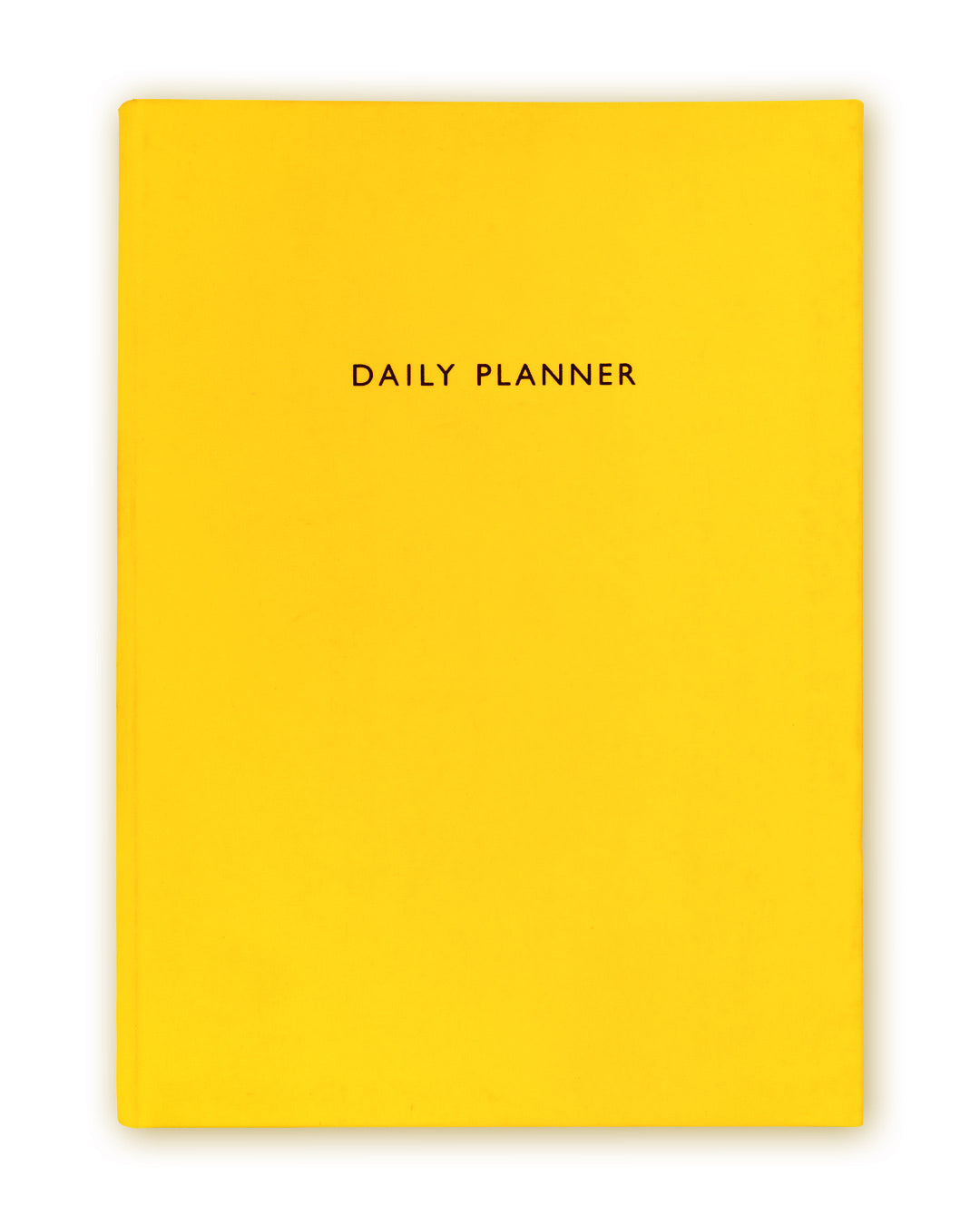 Neon Amber Linen Daily Planner