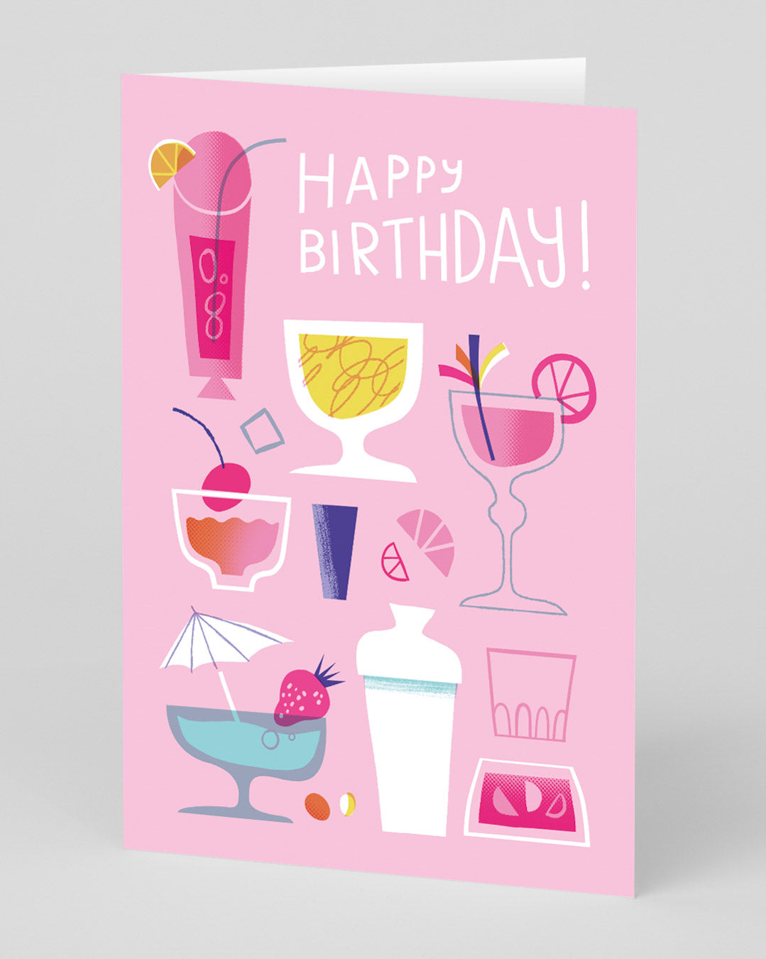 Personalised Cocktails Birthday Card