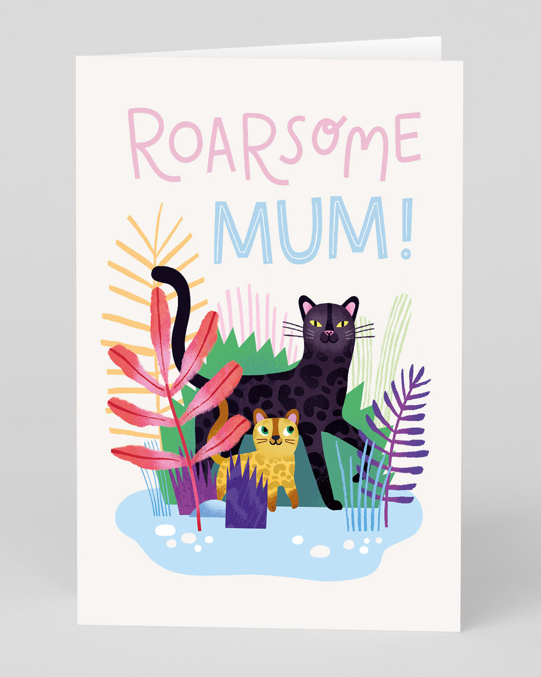 Personalised Roarsome Mum Greeting Card