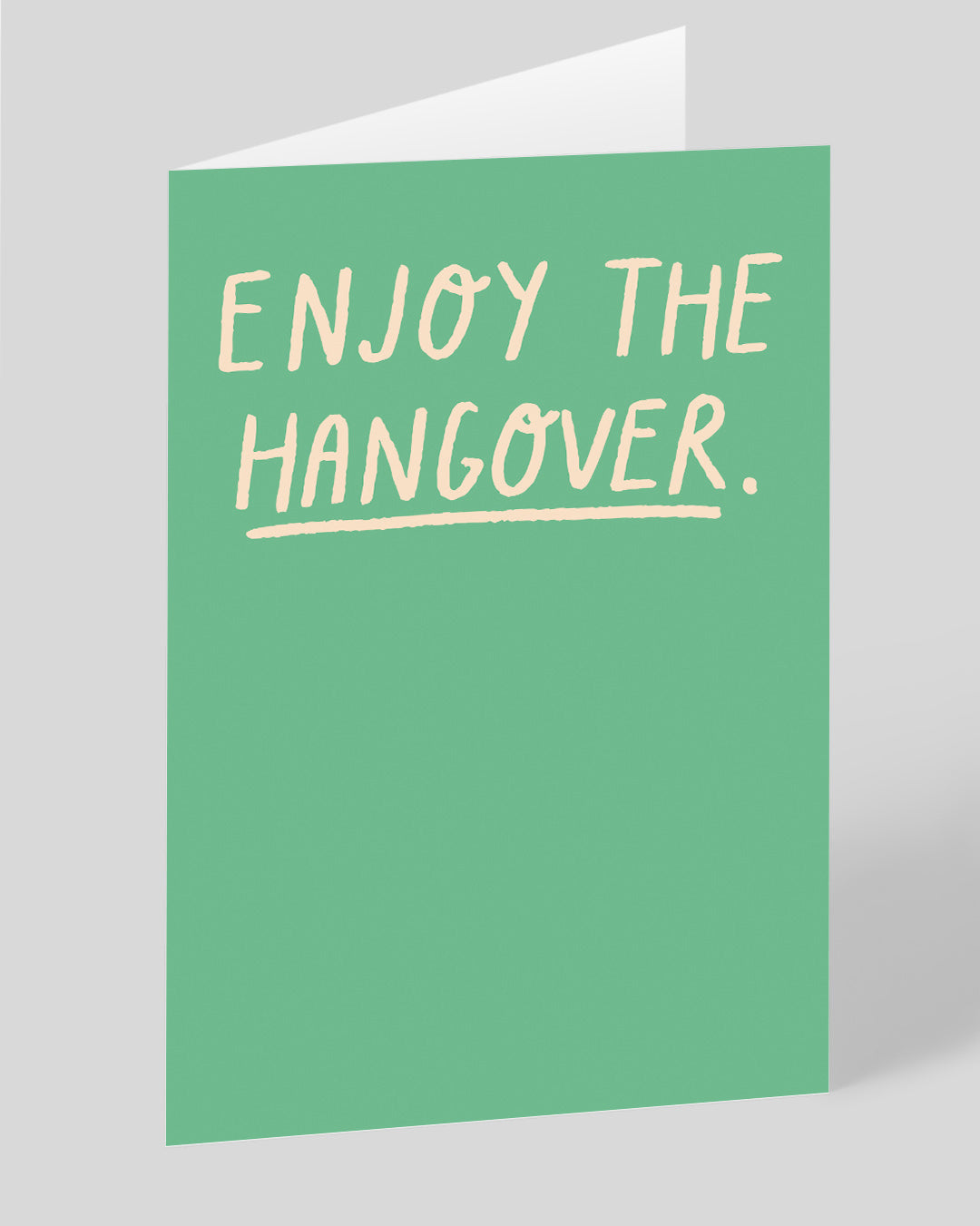 Personalised Enjoy the Hangover Greeting Card