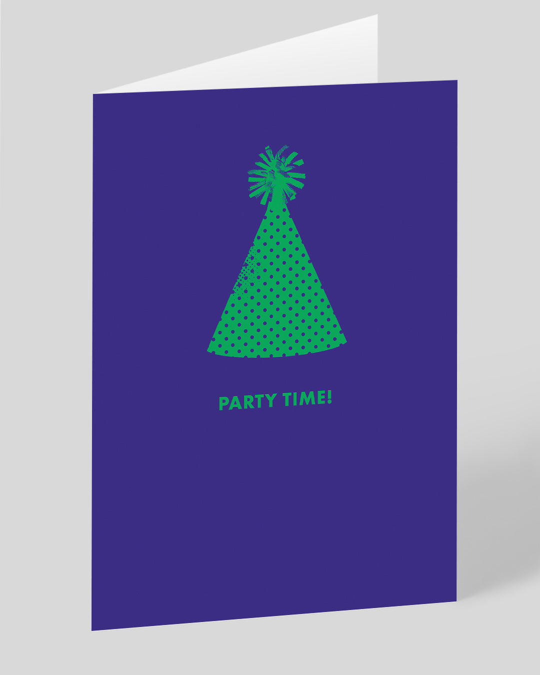 Personalised Party Hat Icon Birthday Card