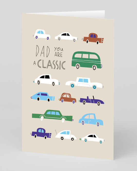 Personalised Classic Car Father's Day Card