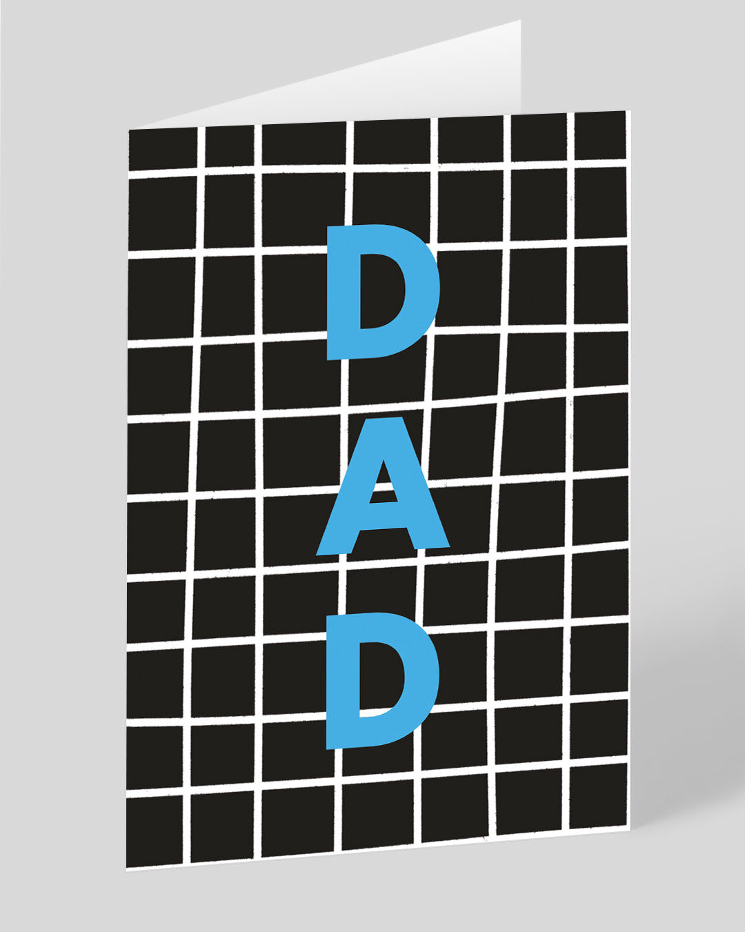 Personalised Check Father's Day Card