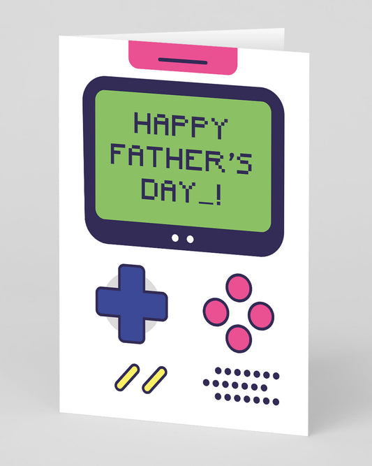 Personalised Game Console Father's Day Card