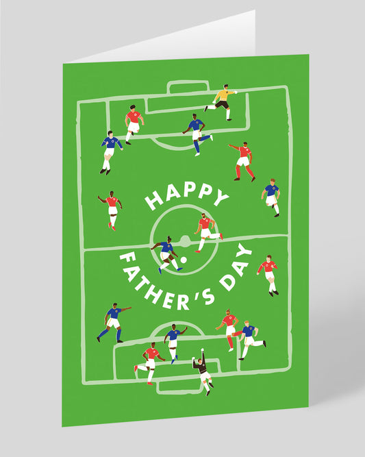 Personalised Football Father's Day Card