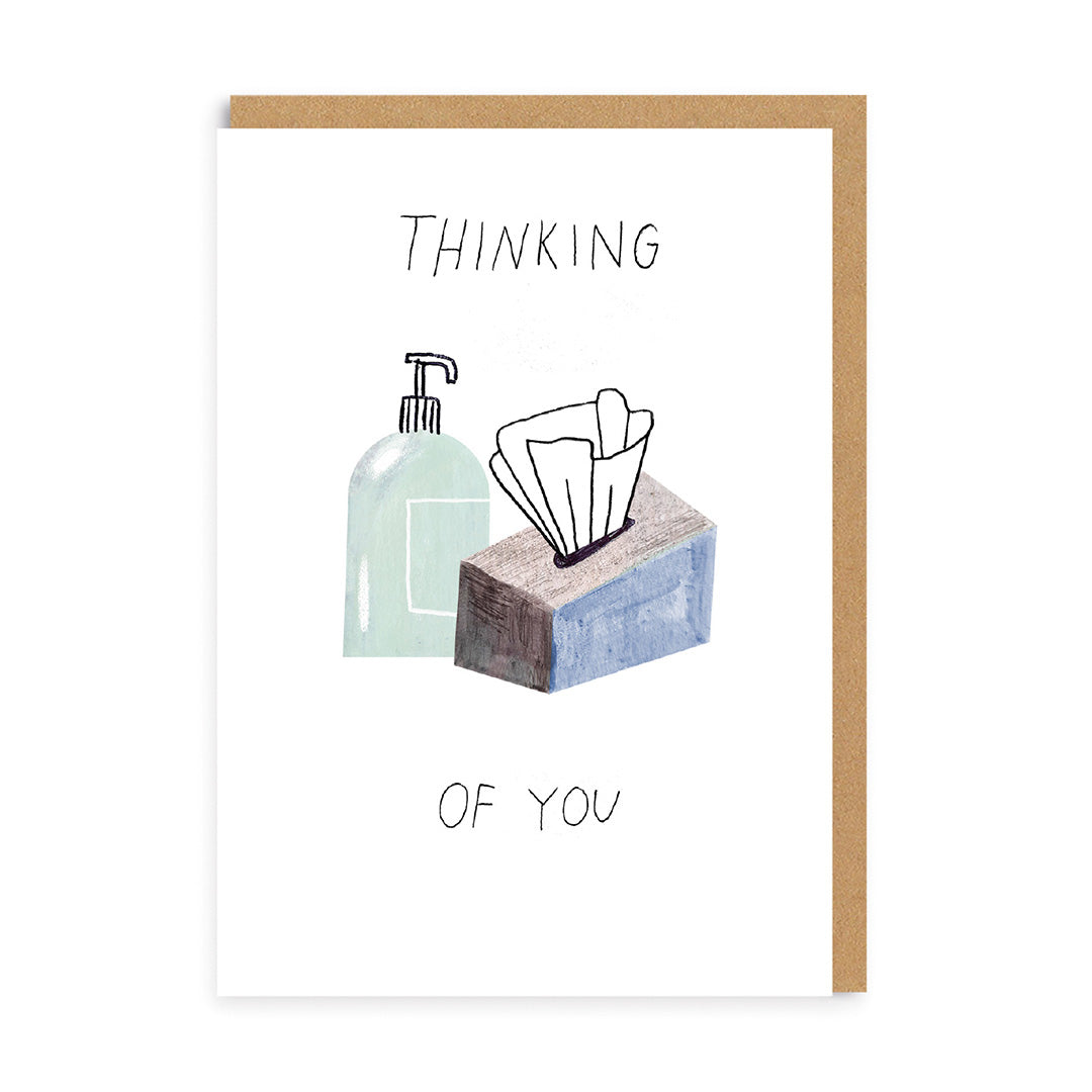 Thinking of You Tissue Box Greeting Card