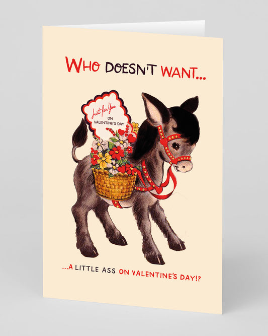 Personalised A Little Ass Valentine's Day Card