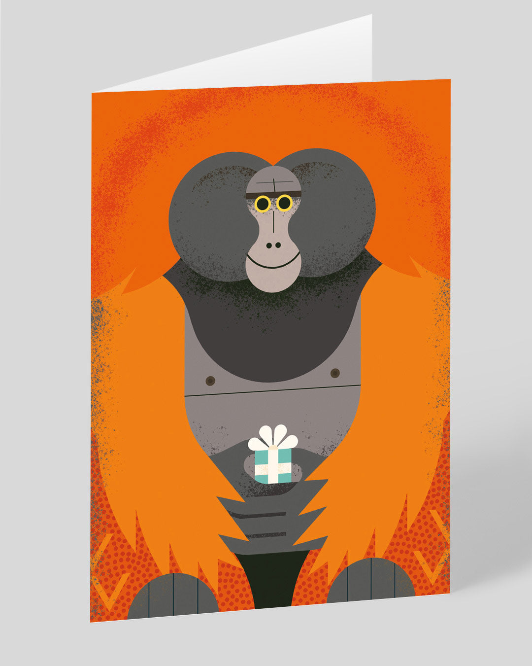 Personalised Orangutan Birthday Card