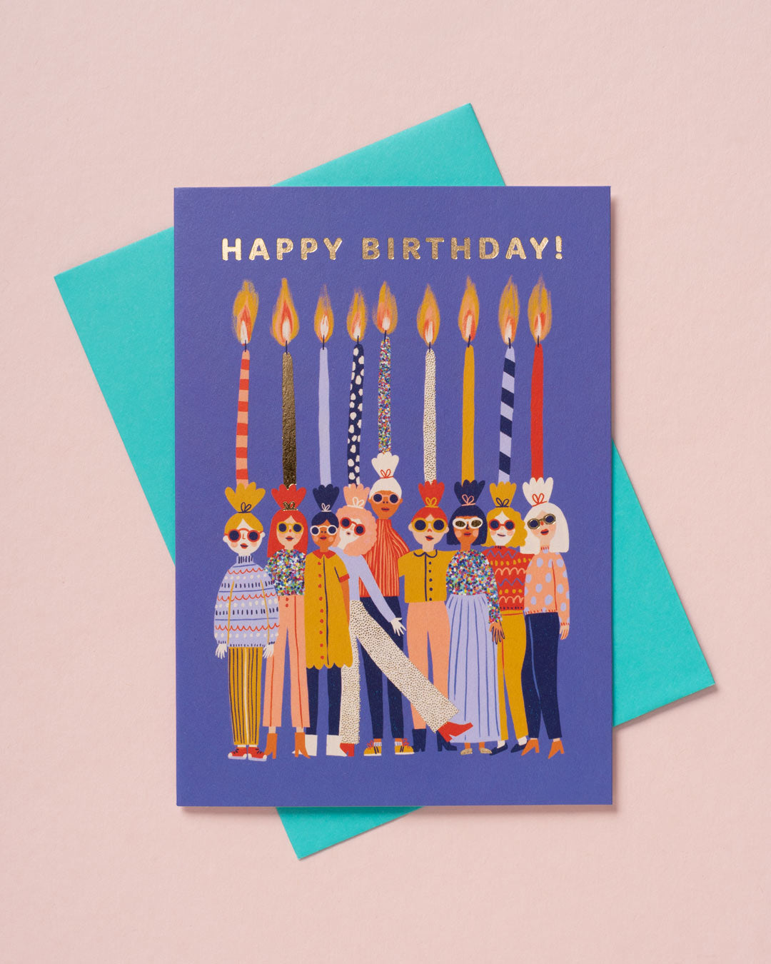 Candle Ladies Birthday Card