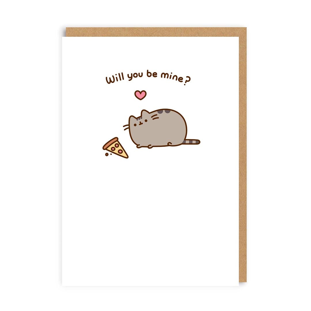 Pusheen Will You Be Mine? Greeting Card