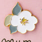 Mum Mayfield Blossom Enamel Pin Greeting Card