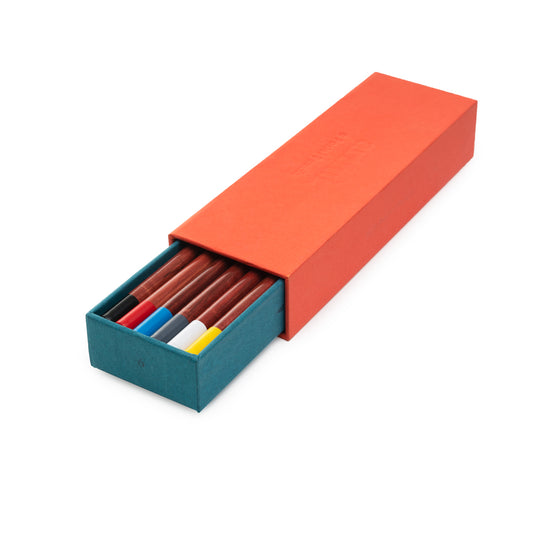 Artful pastel pencils in a stylish box