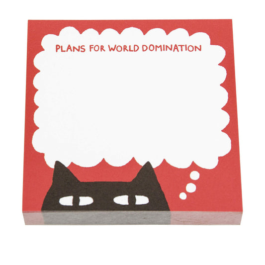 Plans For World Domination Sticky Notes